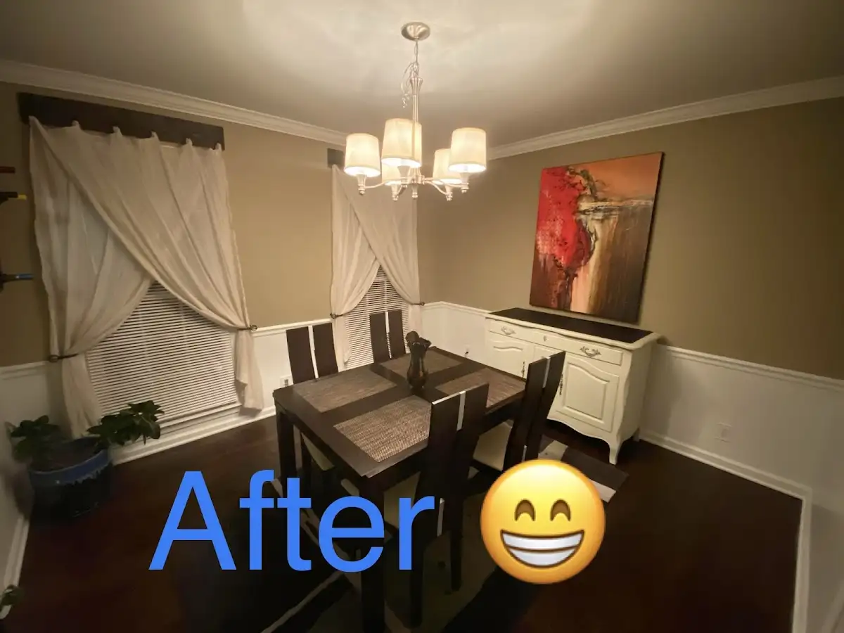 Professional dining room restoration after water damage in Burleson