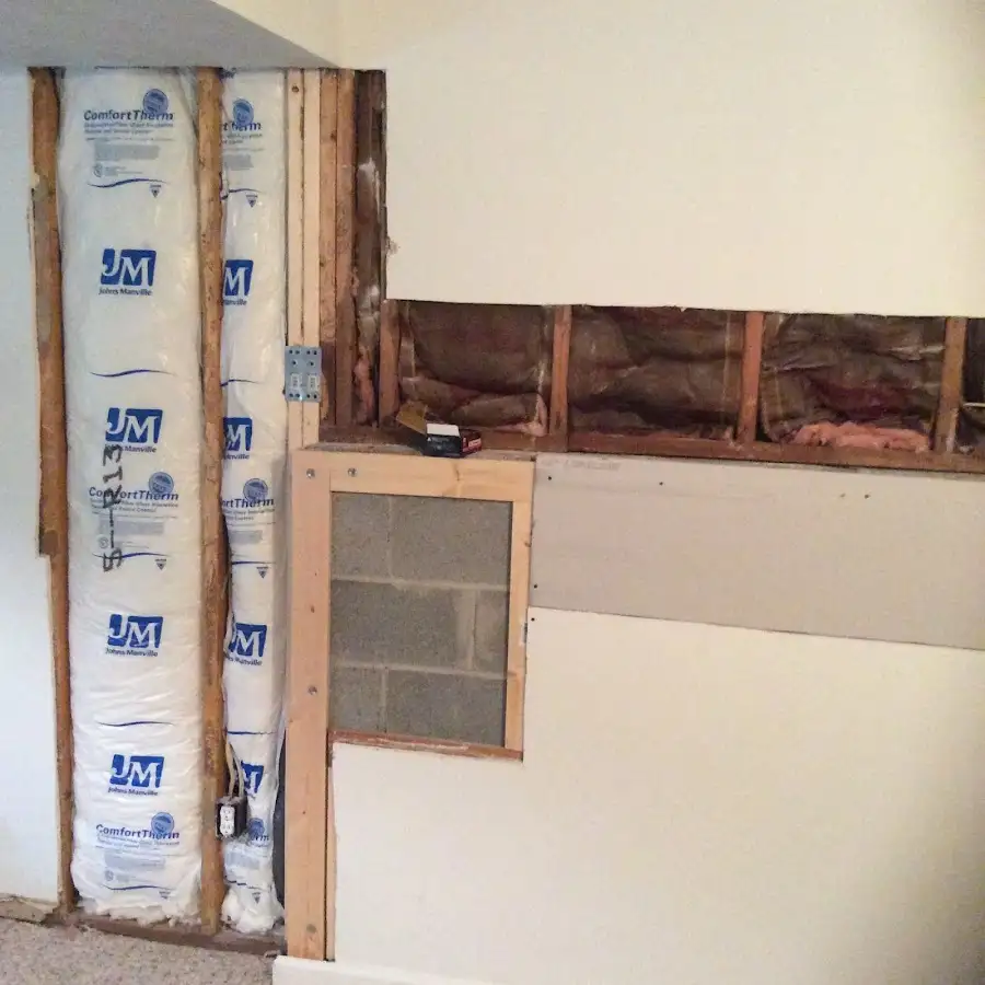 Wall insulation replacement during Odor Removal & Deodorization in Burleson